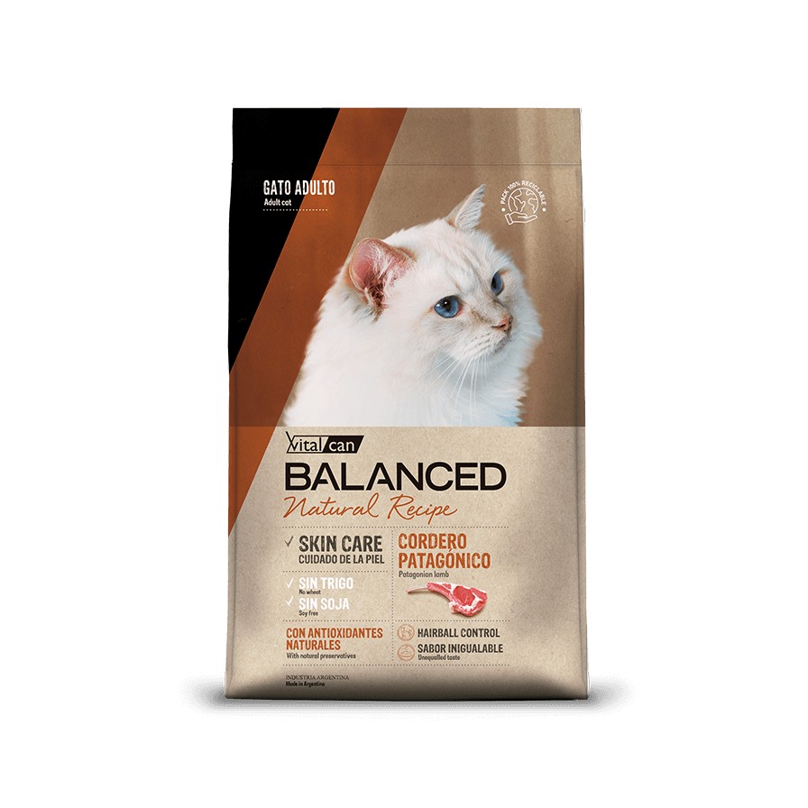 BALANCED GATO CORDERO 7,5 KG