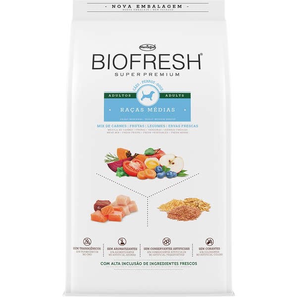 BIOFRESH ADULTO RAZA MEDIA 3KG