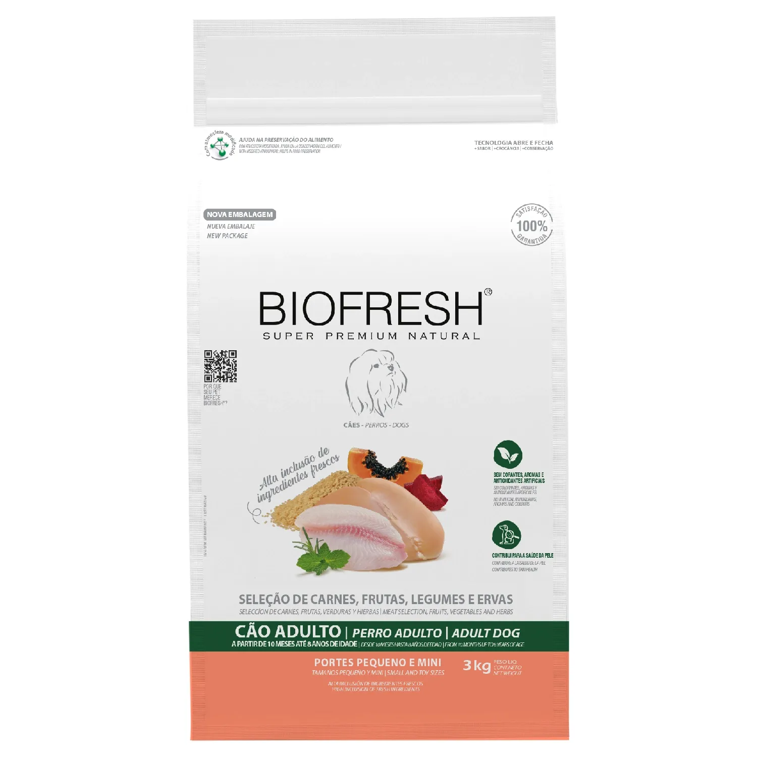 BIOFRESH ADULTO RAZA PEQUEÑA 3 KG