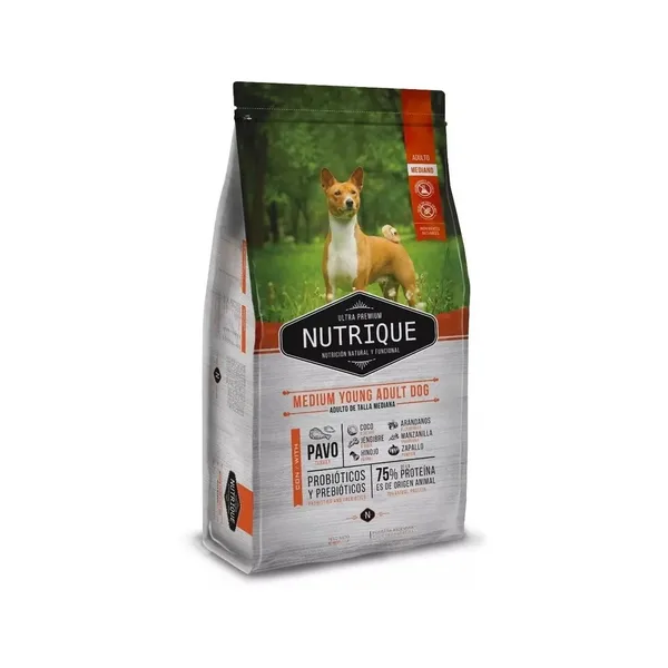 NUTRIQUE ADULTO RAZA MEDIANA 12 KG