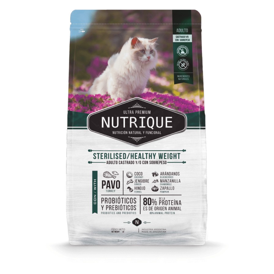 NUTRIQUE GATO CASTRADOS 2 KG