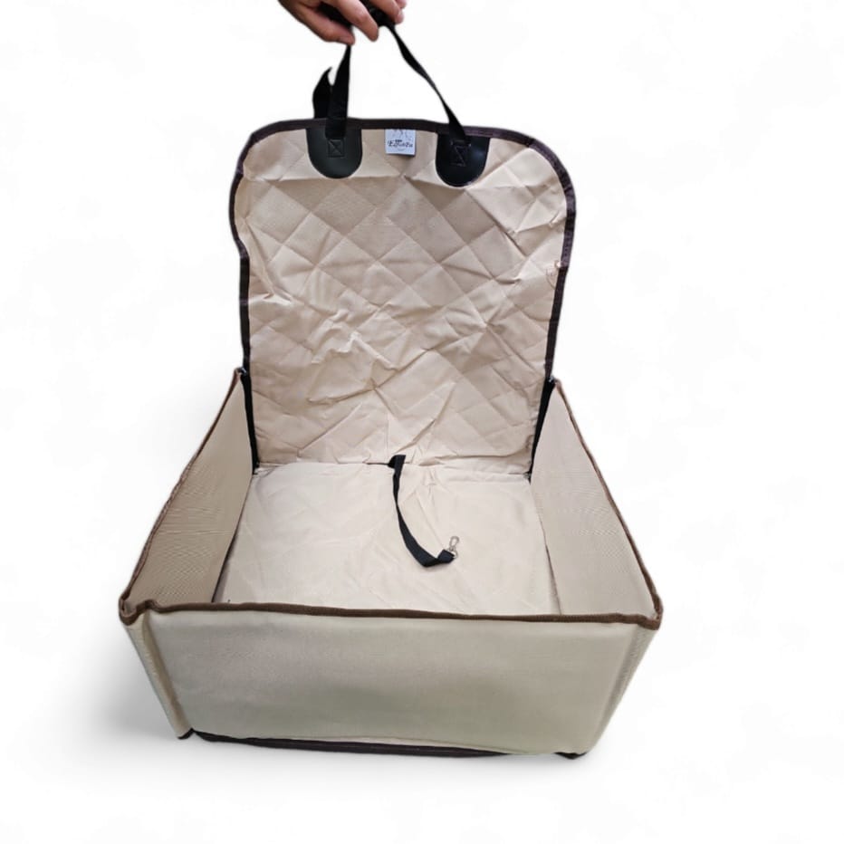 CUBRE ASIENTO INDIVIDUAL BEIGE