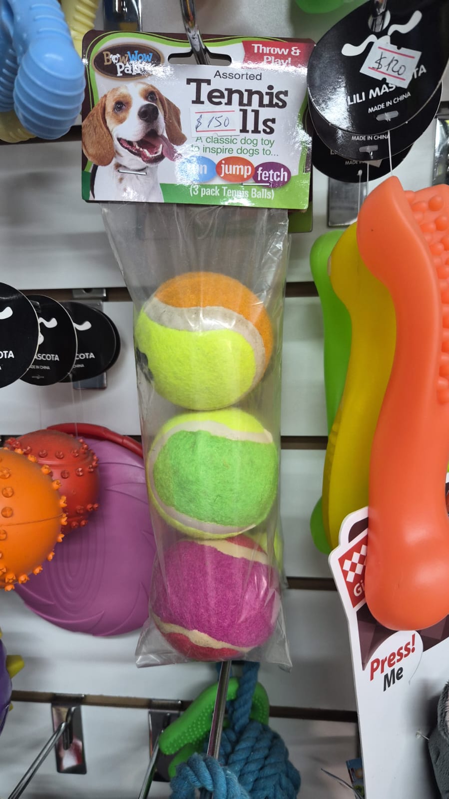 PELOTA TENIS CHICA 7 CM