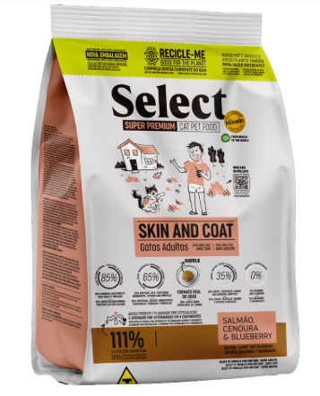 Select Gatos Adultos Skin & Coat  1,5kg