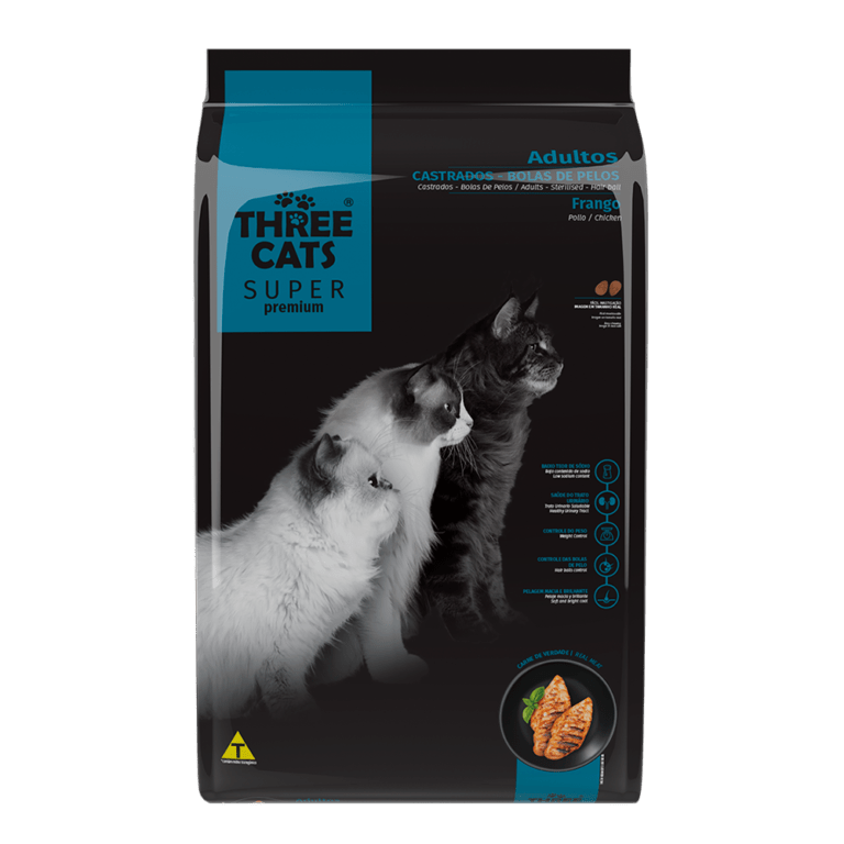 THREE CAT CASTRADO BOLA DE PELO 10.1KG